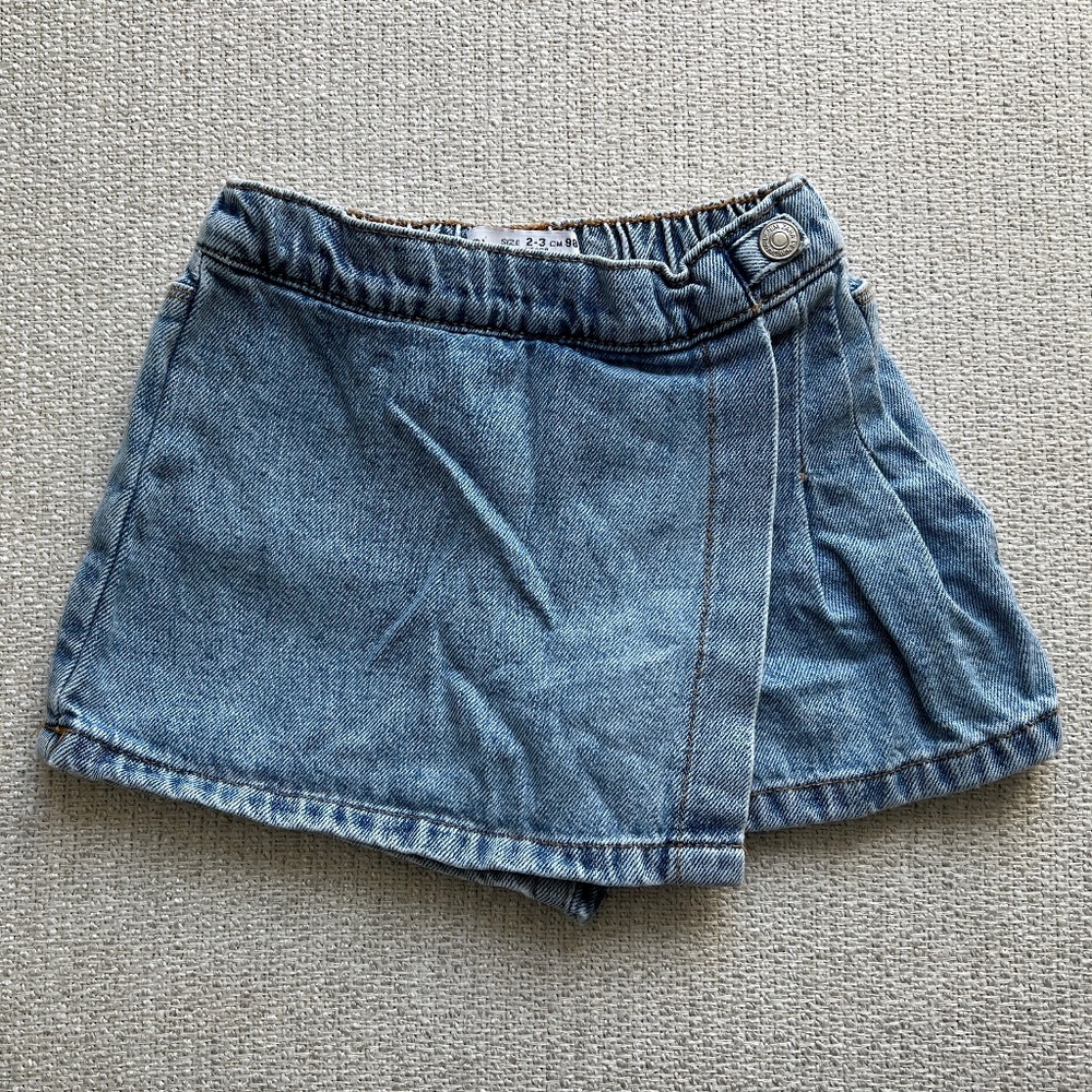 Zara Toddler Jean Skirt - Size 2 - New Condition
